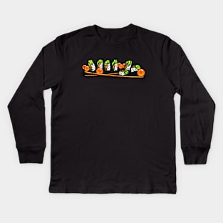 Plain Ol' Dragon Roll. Kids Long Sleeve T-Shirt